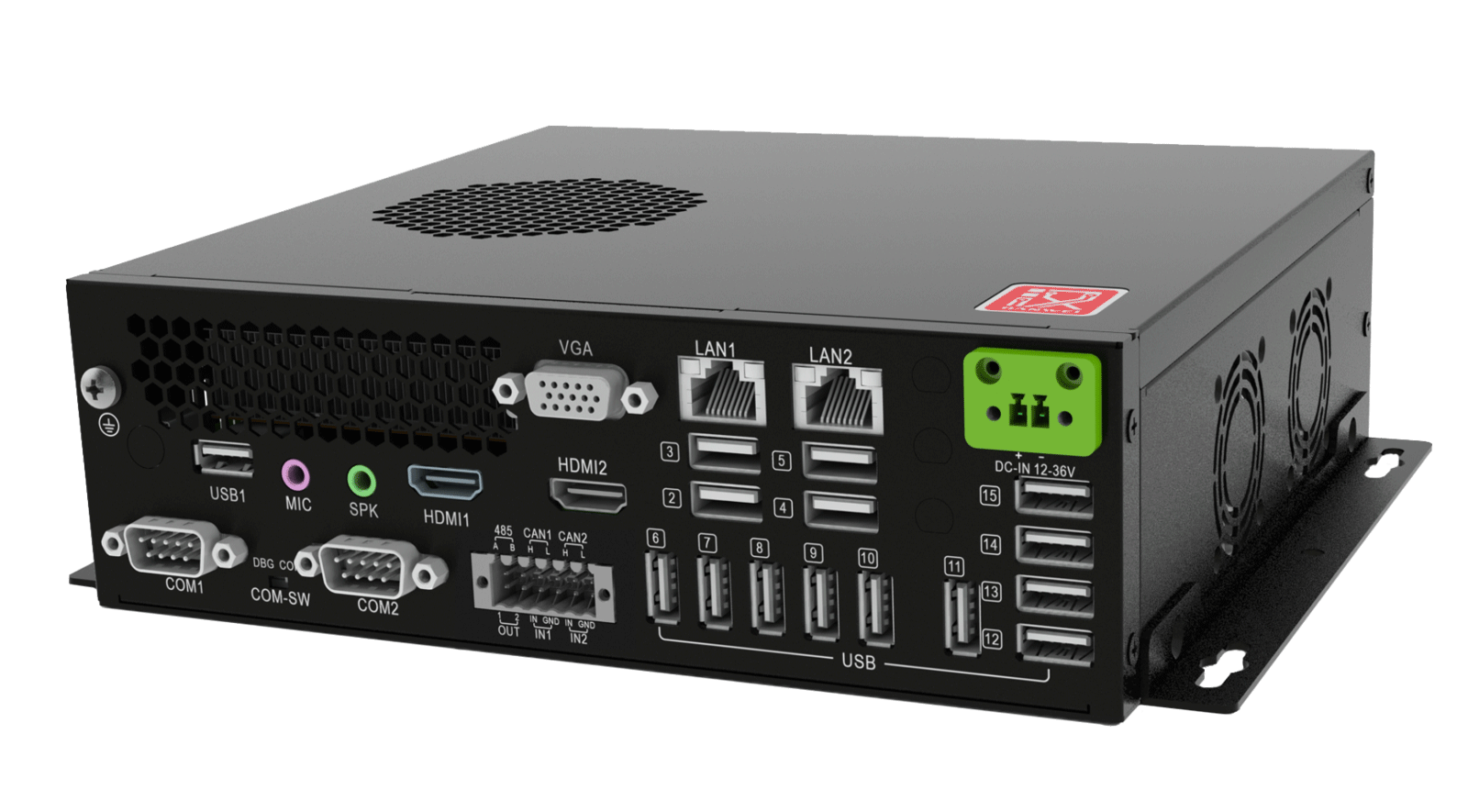 HWFT-208X-IPC-F工控机正面高清图