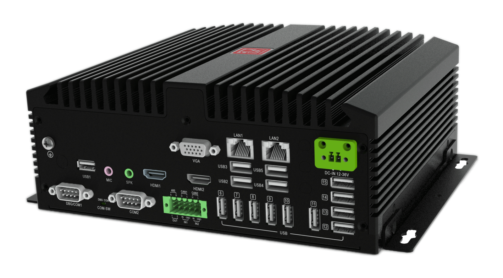 HWFT-208X-IPC-L工控机正面实拍图